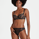 Danse des Sens Half Cup Bra in Noir