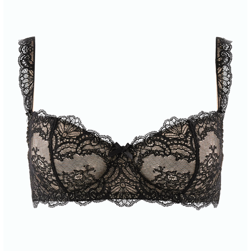 Danse des Sens Half Cup Bra in Noir