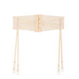 Iconic Calypso Suspender Belt in Dune