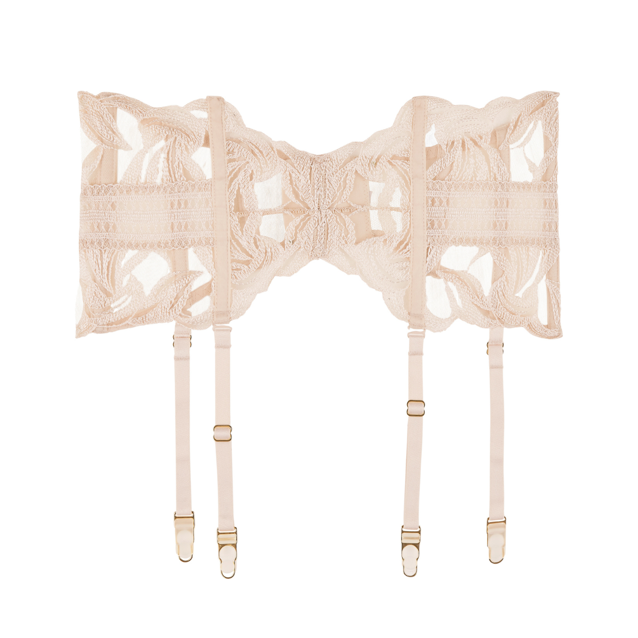 Aubade Into the Groove Suspender Belt in Sandstone | Caroline Randell's Suspender  Belts