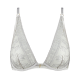 Magnetic Spell Ultra Plunge Triangle Bra in Platinum