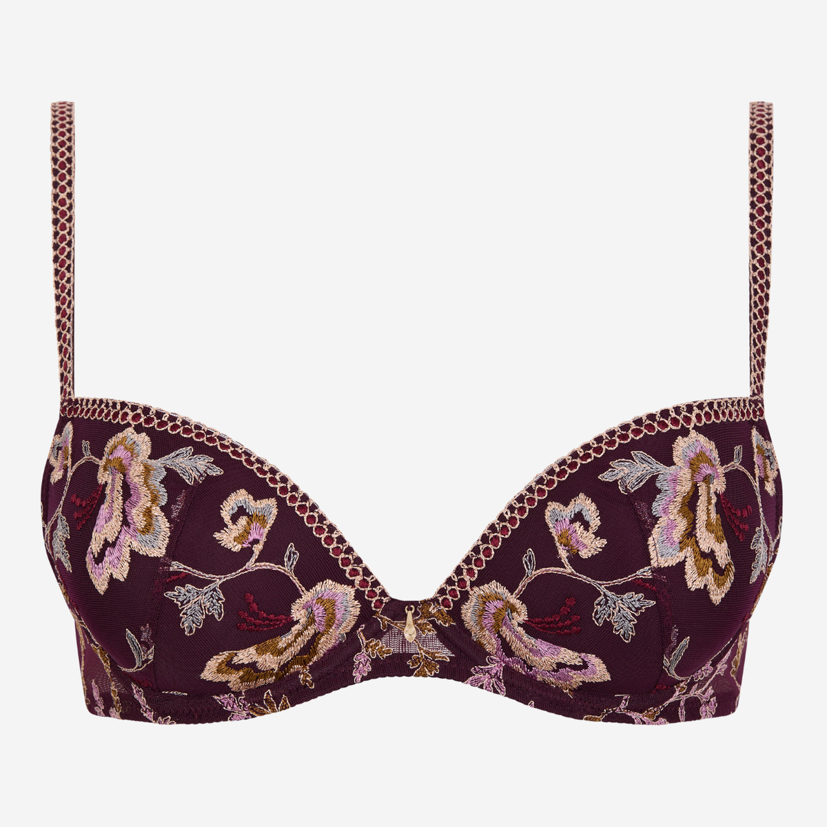 Midnight Opera Moulded Plunge Bra in Secret Purple