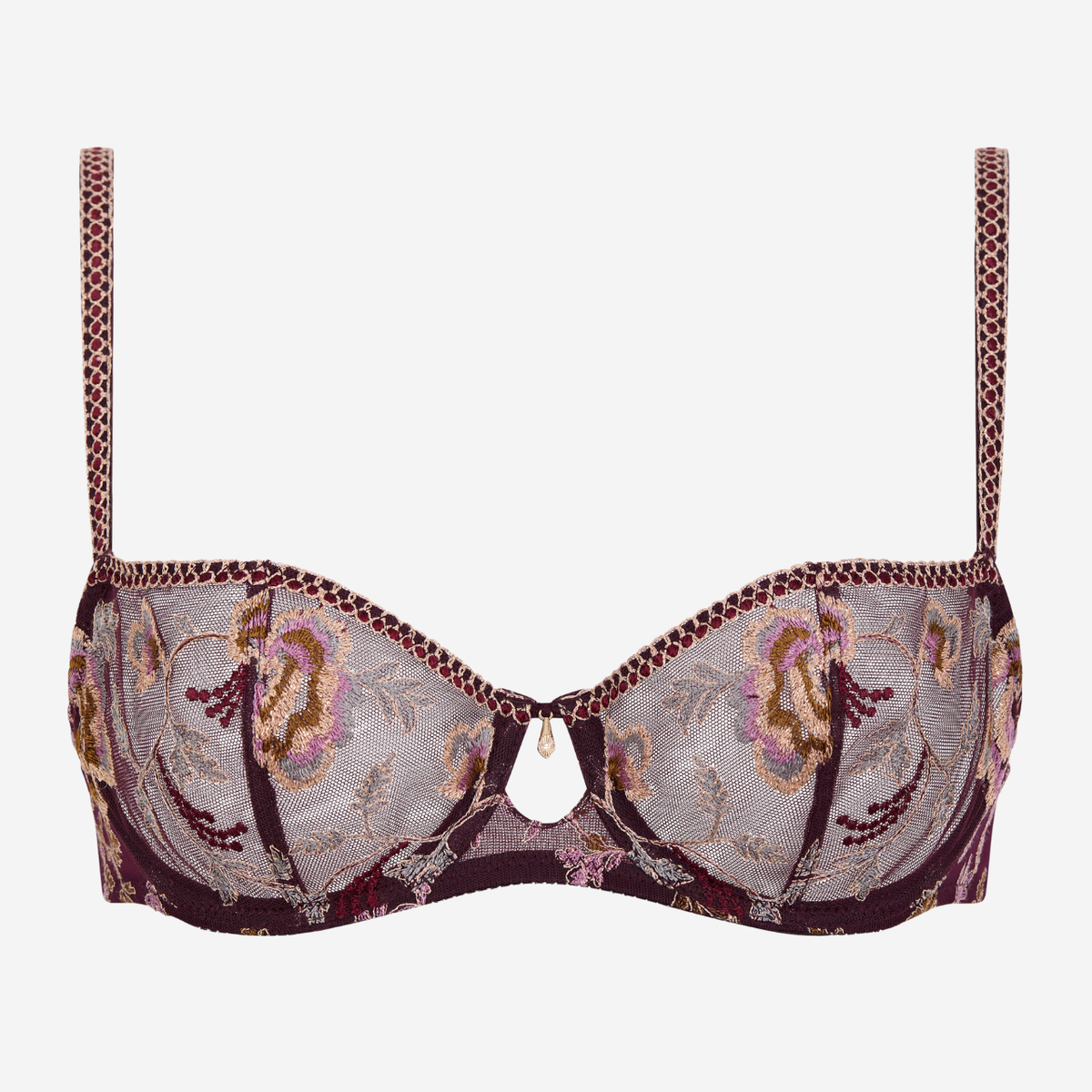 Midnight Opera Half Cup Bra in Secret Purple