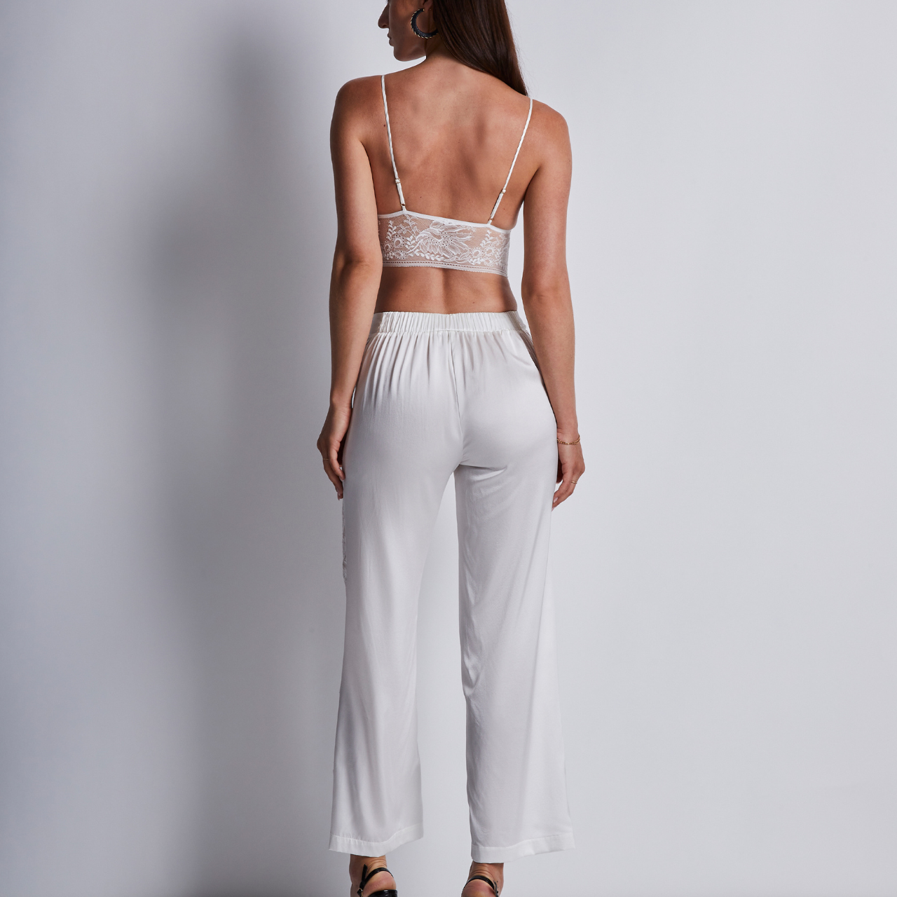 Midnight Whisper Silk Triangle Bra