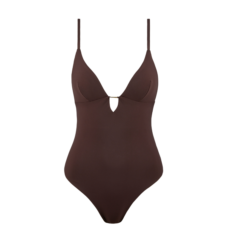 Muse One Piece Swimsuit in Henna