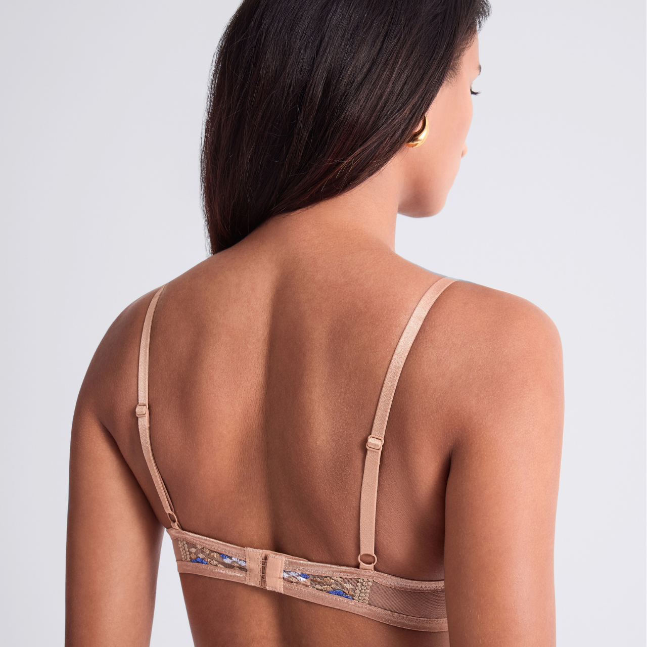 Poetic Delights Half Cup  Bra in Skyway