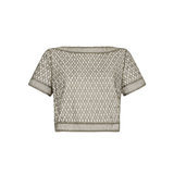 Stardust Dream Top in Green Nile