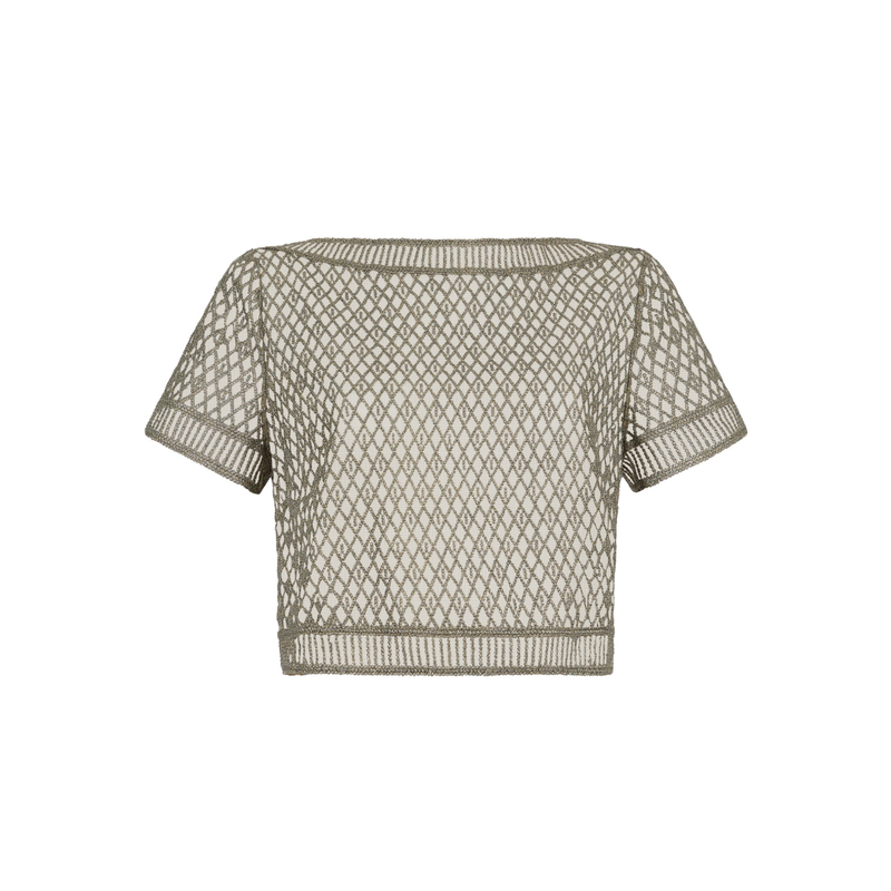 Stardust Dream Top in Green Nile