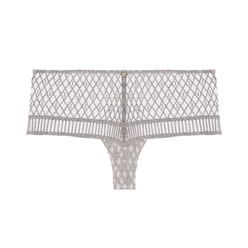 Aubade Stardust Dream Shorty in Cosmos Silver | Caroline Aubade Stardust Dream Shorty in Cosmos Silver | Caroline