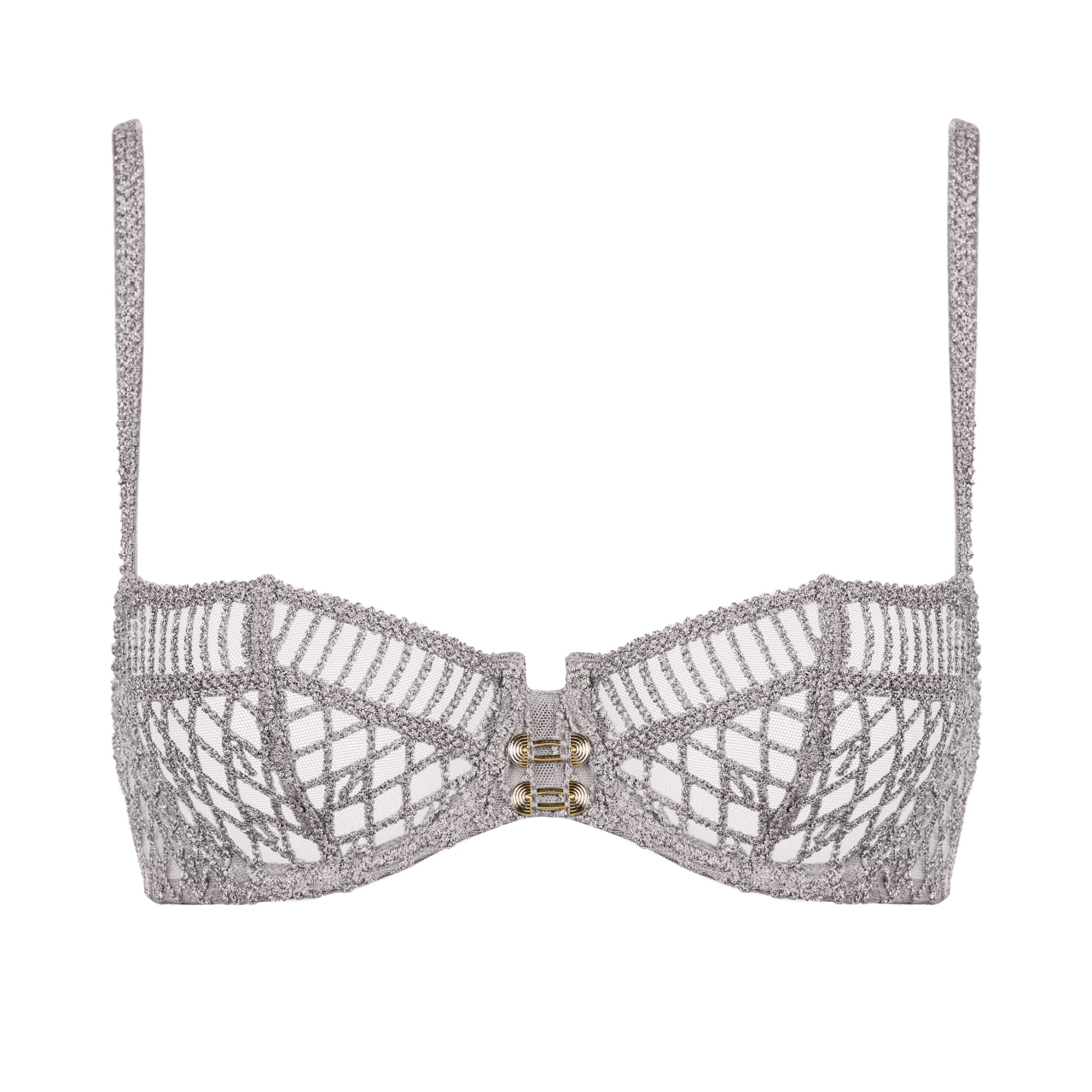 Stardust Dream Underwired Half Cup Bra in Cosmos Silver