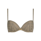 Stardust Dream Moulded Plunge Bra in Green Nile