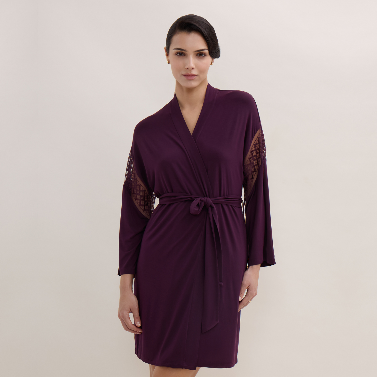 Sweet Obsession Kimono in Deep Berry