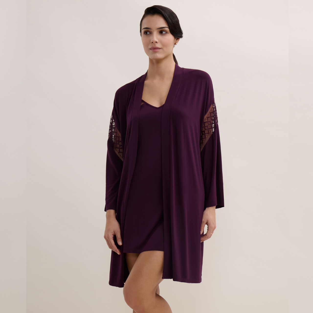 Sweet Obsession Kimono in Deep Berry