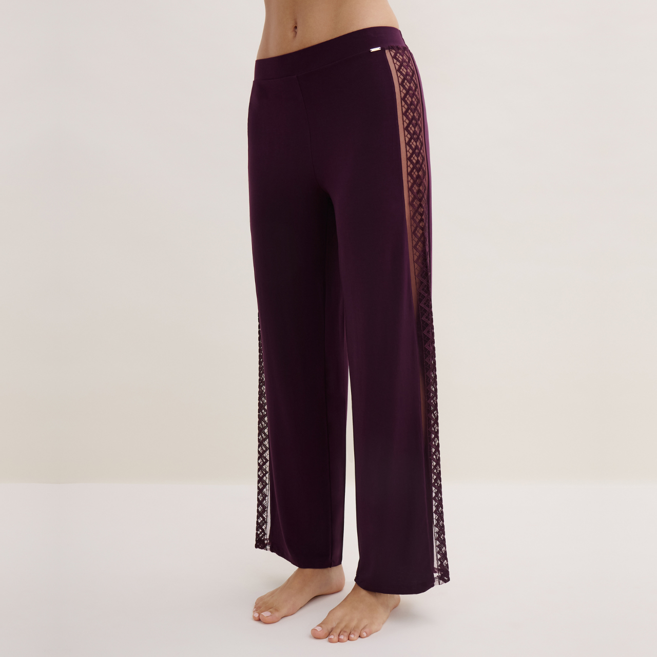Sweet Obsession Lounge Set in Deep Berry