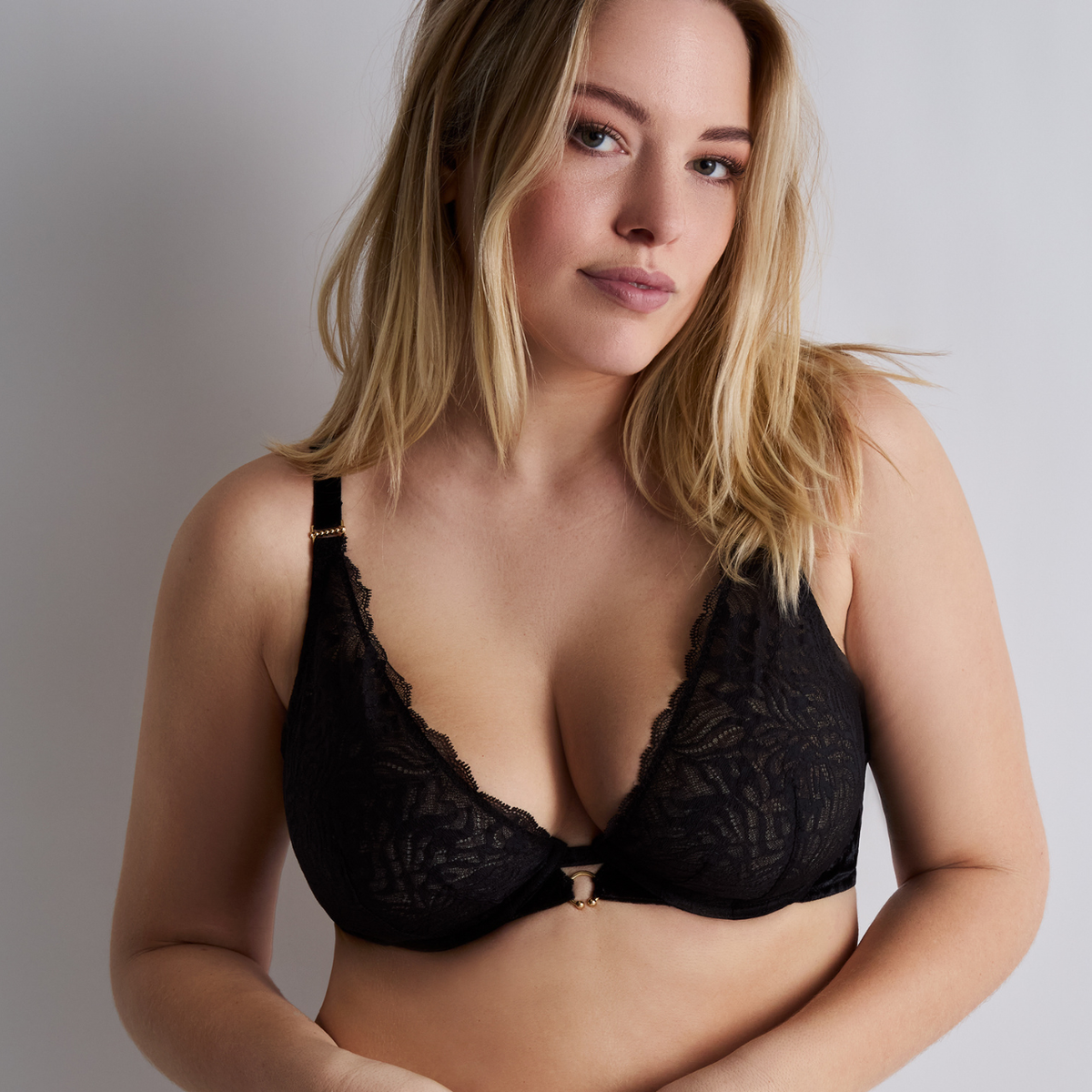 Aubade The Night Before Plunging Triangle Bra | Caroline