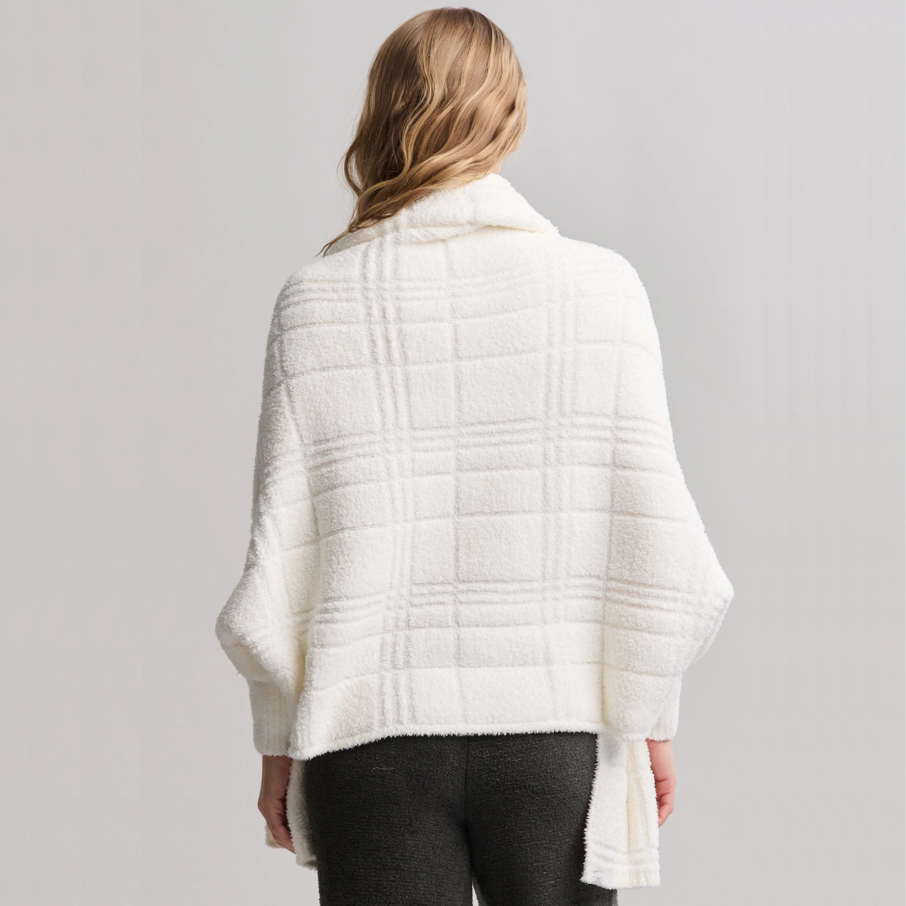 CozyChic Cotton Tonal Plaid Blanket Wrap