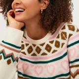 Kai Fairisle Pearl Jumper