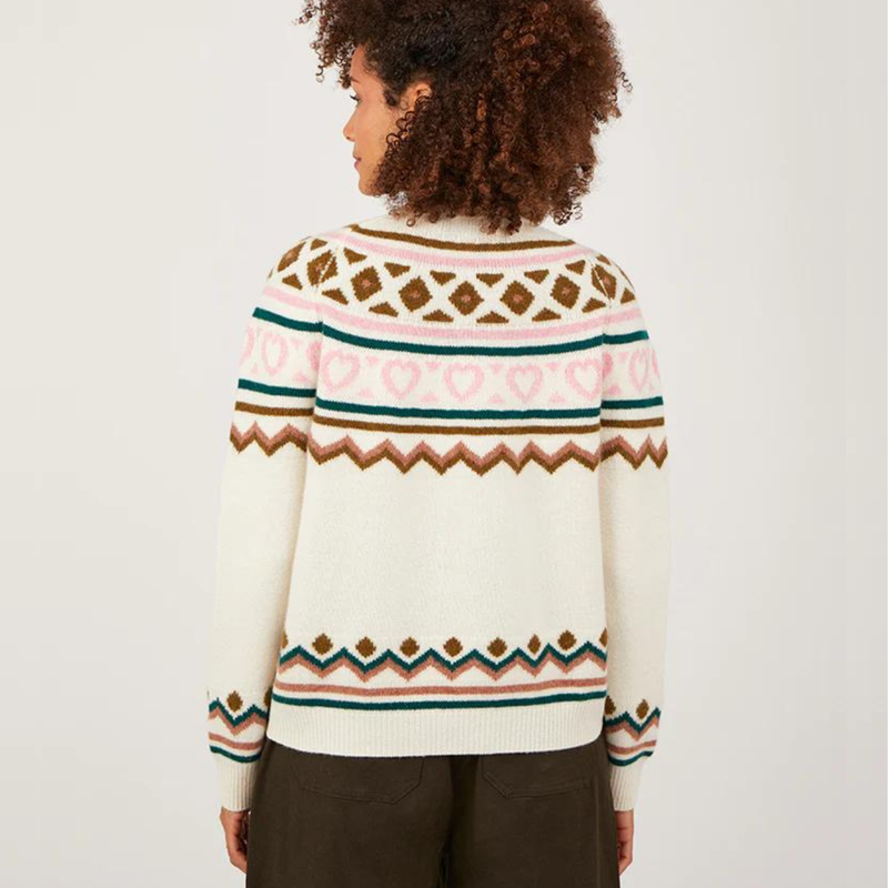 Kai Fairisle Pearl Jumper