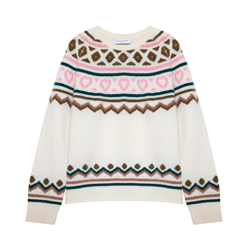 Kai Fairisle Pearl Jumper