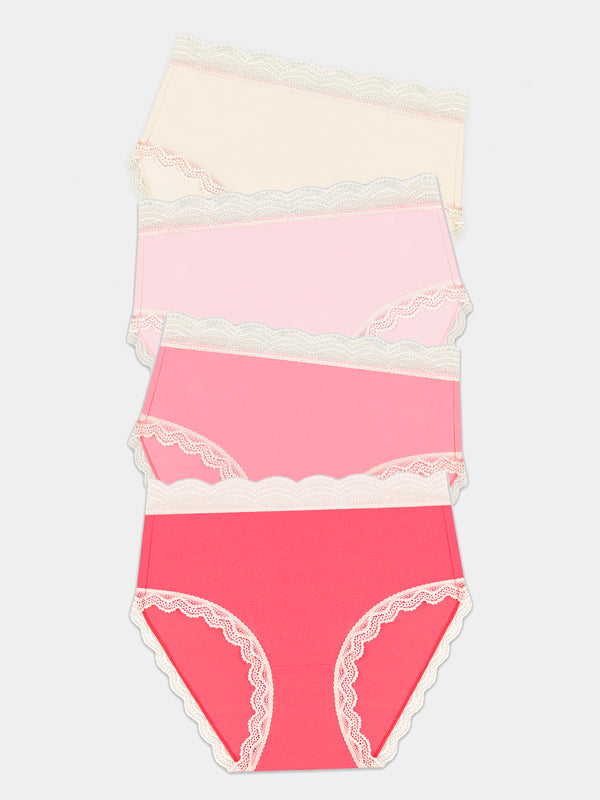 Coconut Ice High Rise Knicker Box