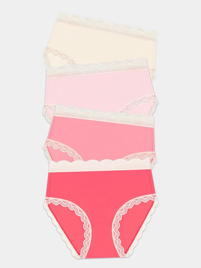 Coconut Ice High Rise Knicker Box