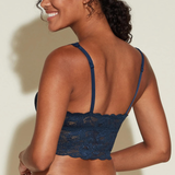 Cosabella Never Plungie Bralette in Navy Blue