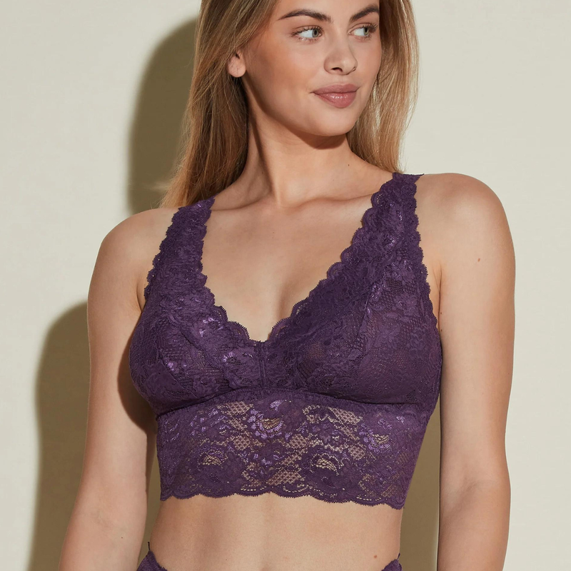 Cosabella Never Plungie Bralette in Zaadi Purple