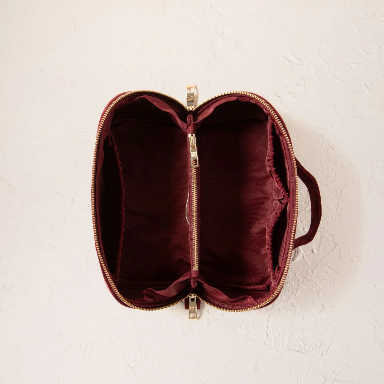 Ocean Treasures Open Flat Makeup Bag in Port