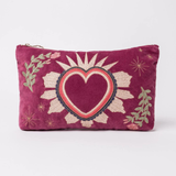 Sacred Heart Dry Rose Everyday Pouch
