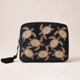 Turtle Conservation Charcoal Wash Bag
