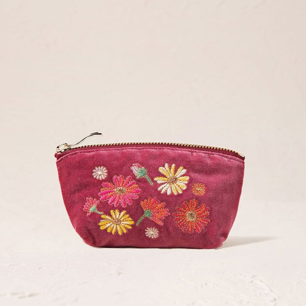 Wildflower Dry Rose Coin Purse