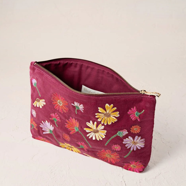 Wildflower Dry Rose Everyday Pouch