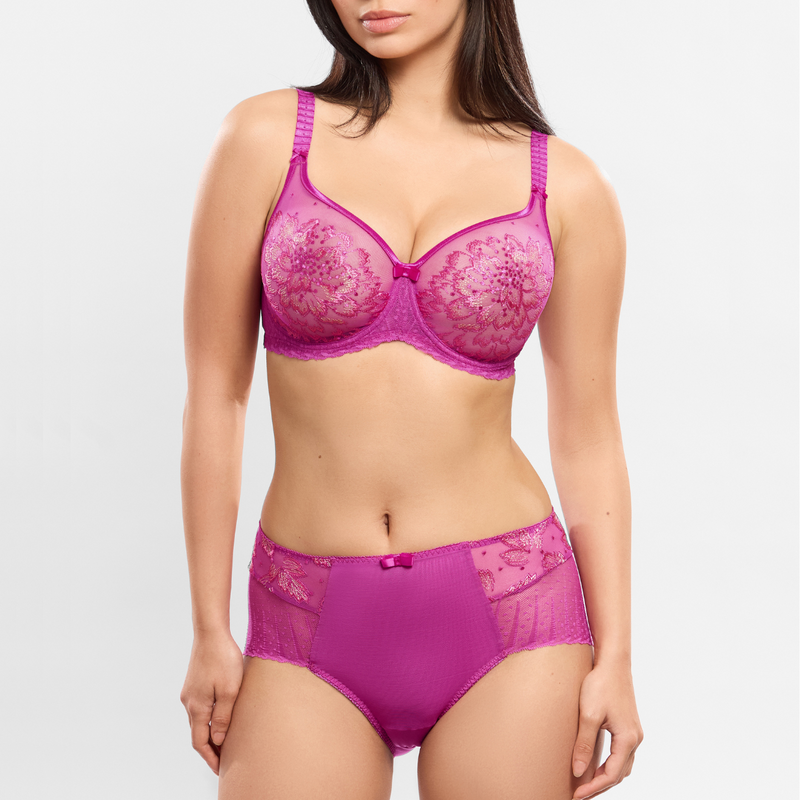 Amour Deep Brief in Magenta