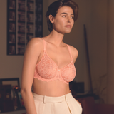Cassiopee Limited Edition Seamless T-shirt Bra in Peach