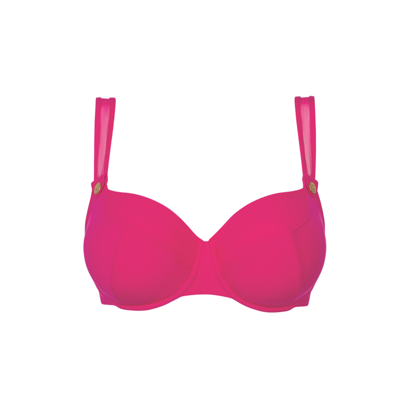 Empreinte Palace Bikini Top in Shocking