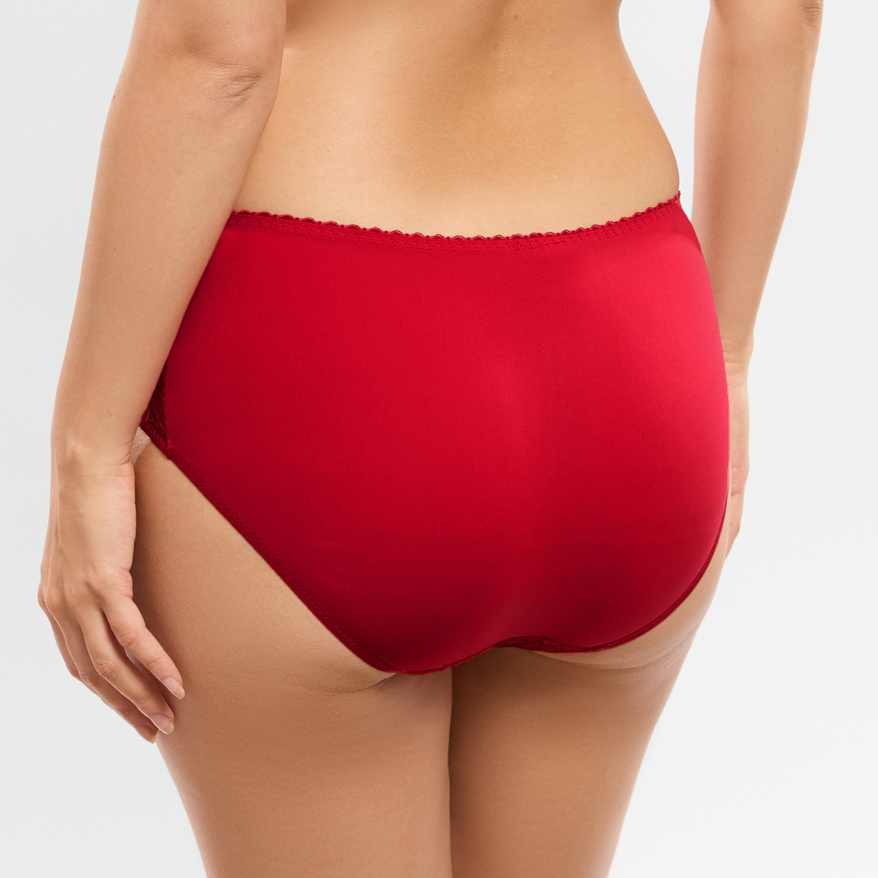 Romy Deep Brief in Rouge Imperial