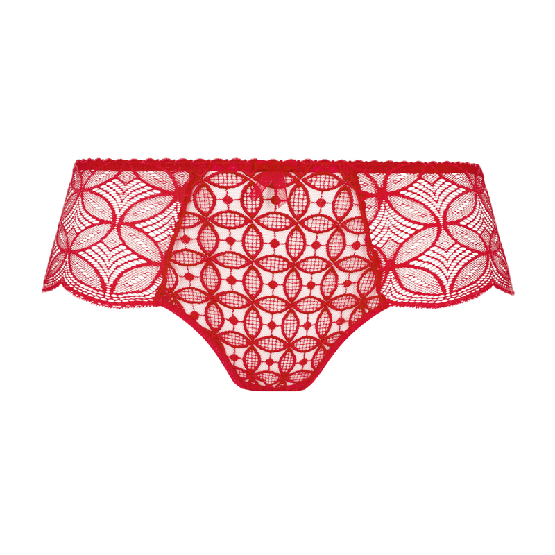 Romy Shorty in Rouge Imperial