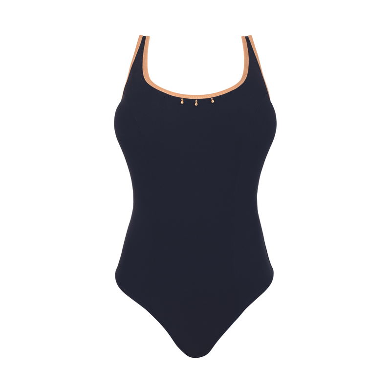 Cosmic Round Neck Swimsuit