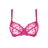 Tess Low Neck Bra in Rose Samba