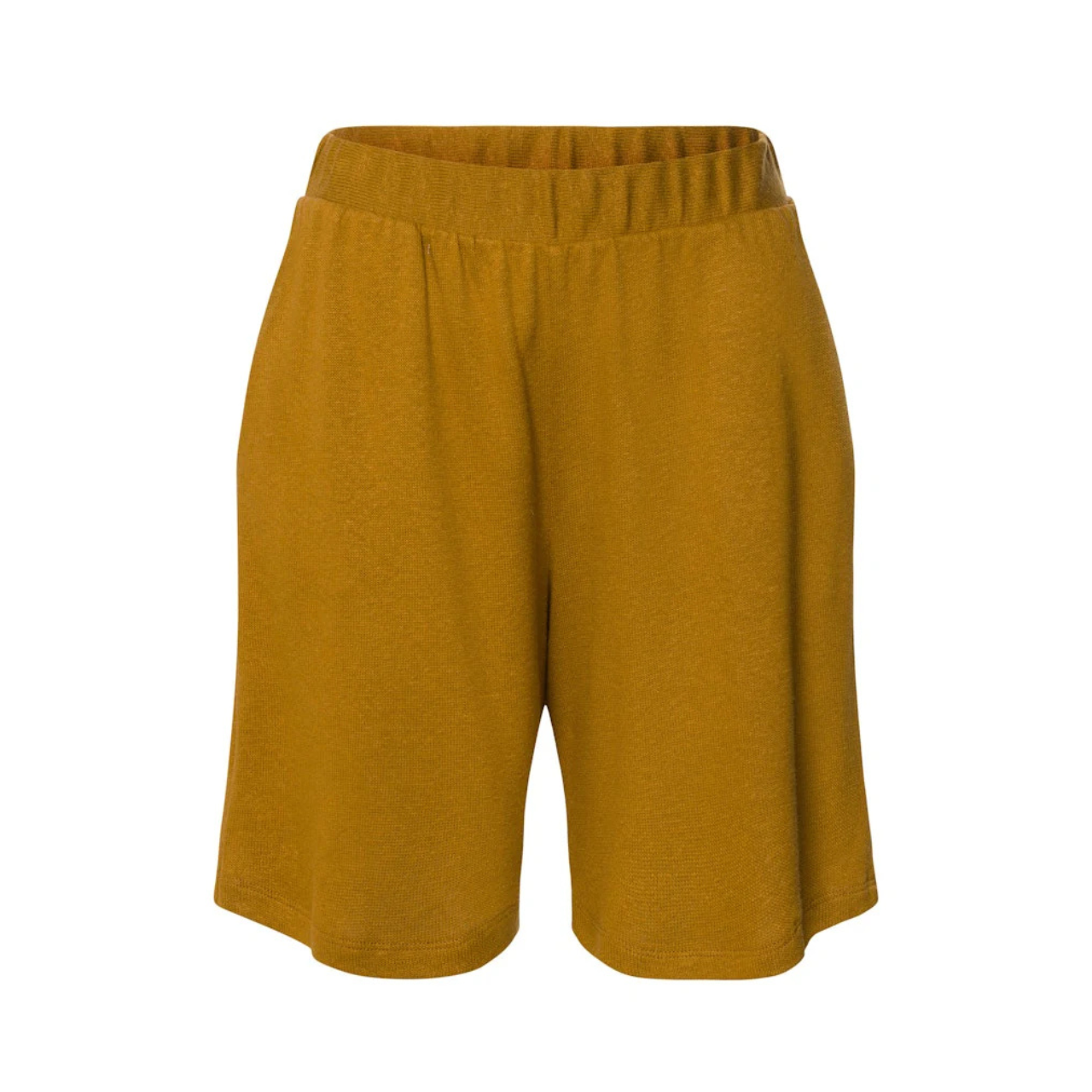 Summer Knits Shorts in Gold Cumin
