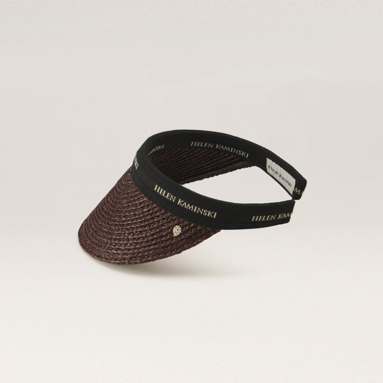 Bianca Visor in Chocolate/Black
