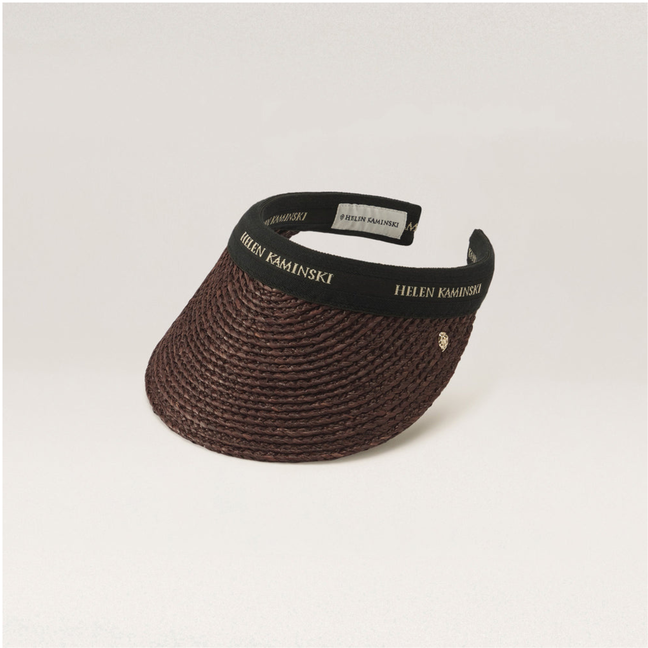 Bianca Visor in Chocolate/Black