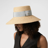 Easton Hat in Natural/Chalk Blue