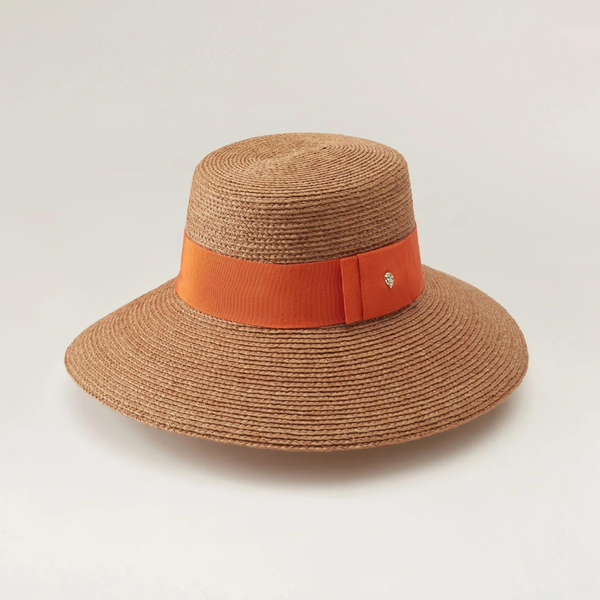 Easton Hat in Nougat/Sunset