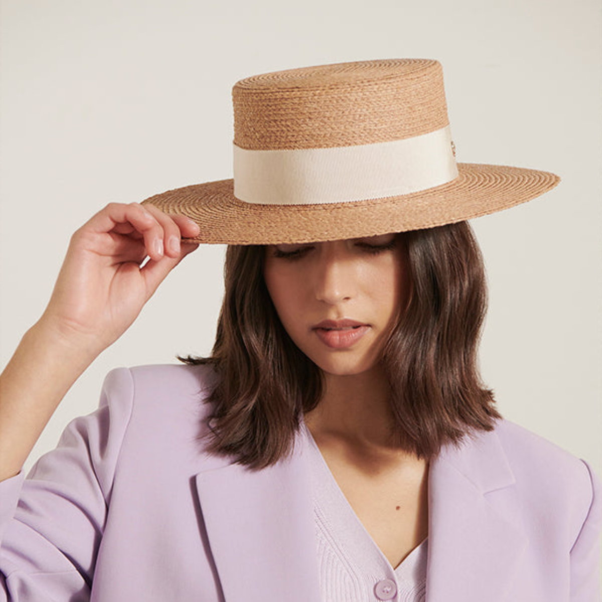 Helen Kaminski Ivory Felt Hat Helen Kaminski Orpella – Hats.com main image 3