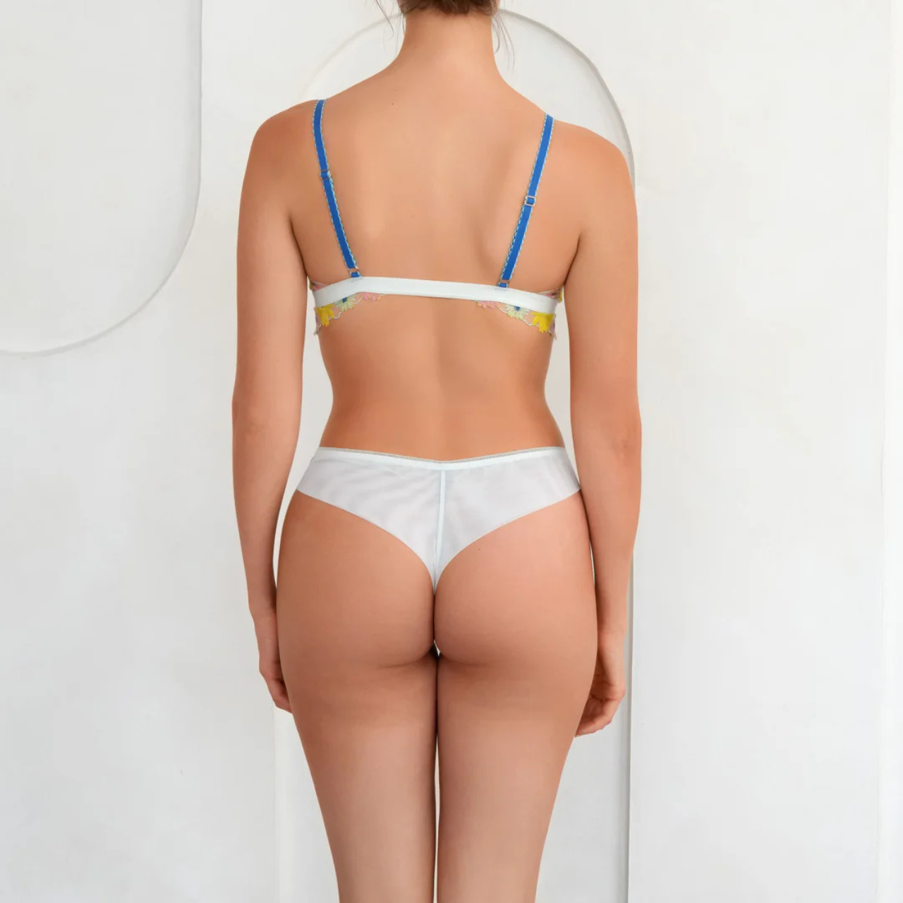 Danse des Fleurs Thong in Menthe