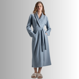 Fleece Long Blue Robe