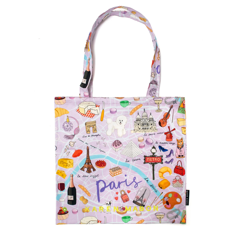 Paris Lilac Tote Bag