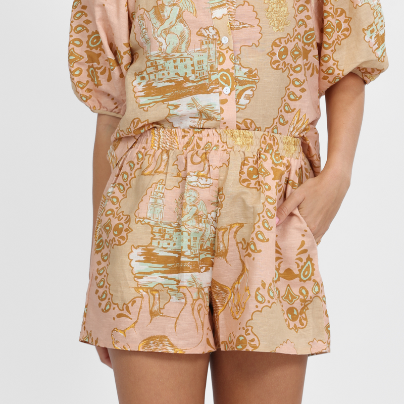Italian Coast Rose Short