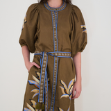 Bali Tiger Green Tunic